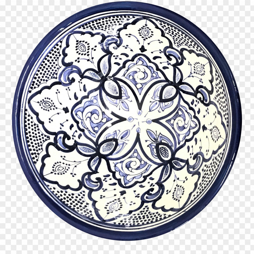 Blue And White Porcelain Bowl Plate Ceramic Pottery PNG
