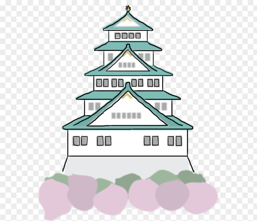 Castle Of Japan World Trade Center Clip Art Christmas Tree Illustration Tower PNG