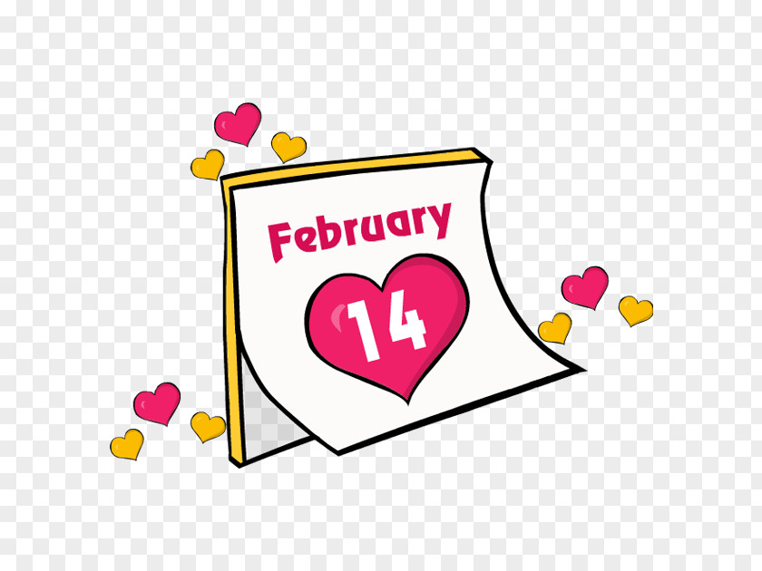 February 14 Clip Art PNG