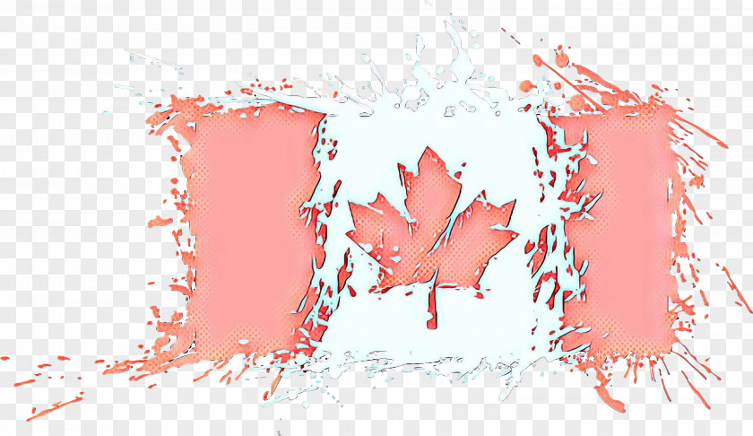Peach Text Leaf Line PNG