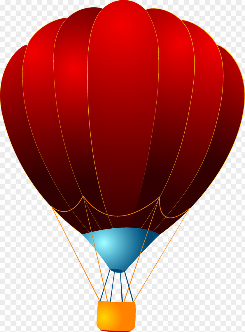 Red Hot Air Balloon Ballooning PNG