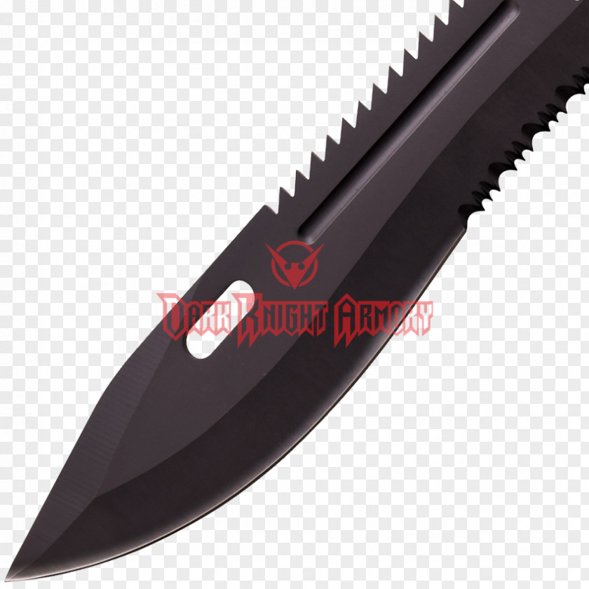 Serrated Throwing Knife Weapon Blade PNG