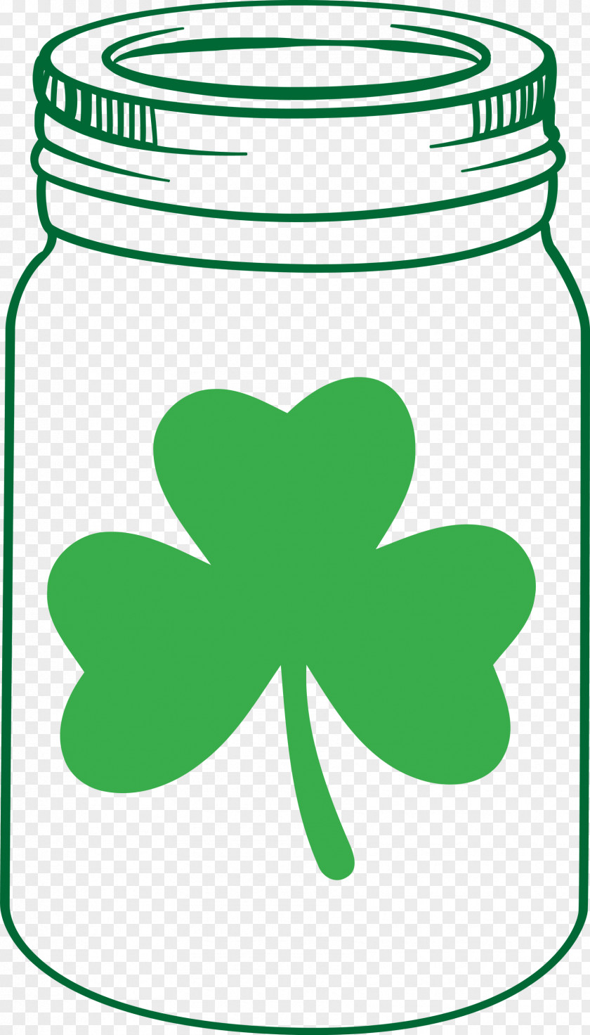 St Patricks Day Mason Jar PNG