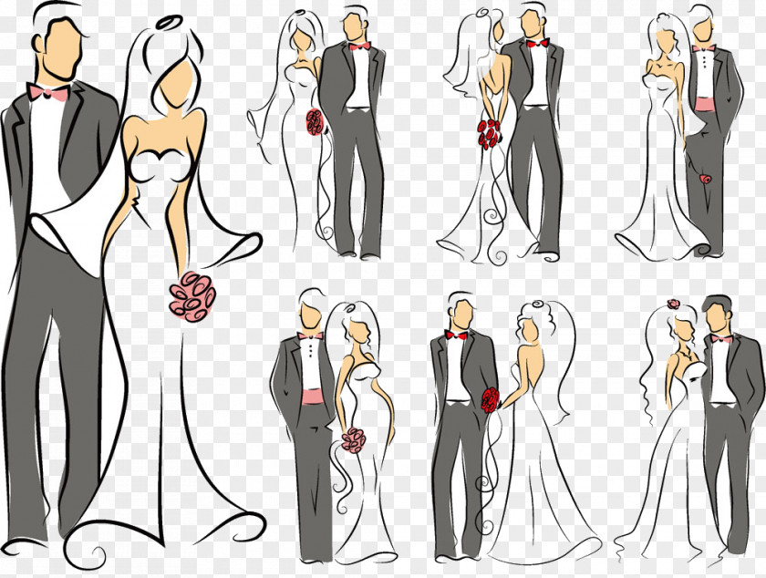 Wedding Invitation Bride Convite Illustration PNG