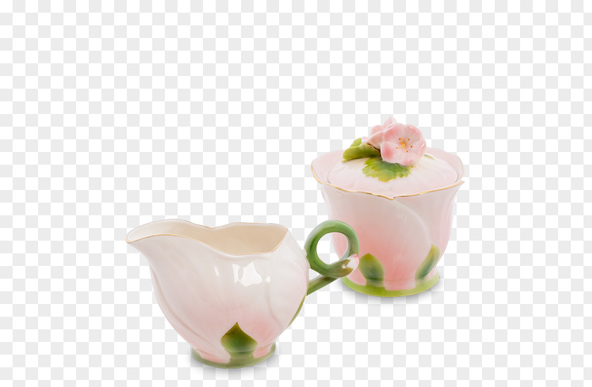 Coffee Sugar Bowl Creamer Cup Tableware PNG