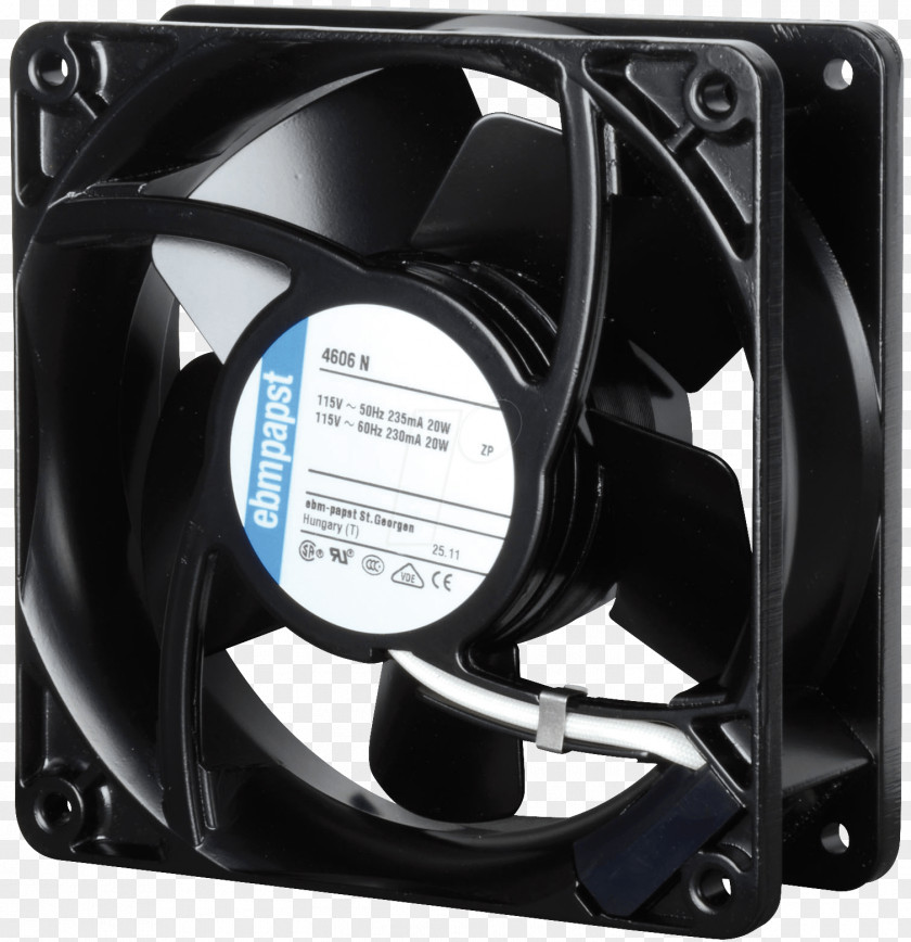 Fan Axial Design Ebm-papst Ventilation Computer System Cooling Parts PNG