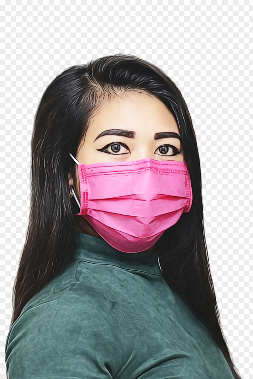 Mask Pink M PNG