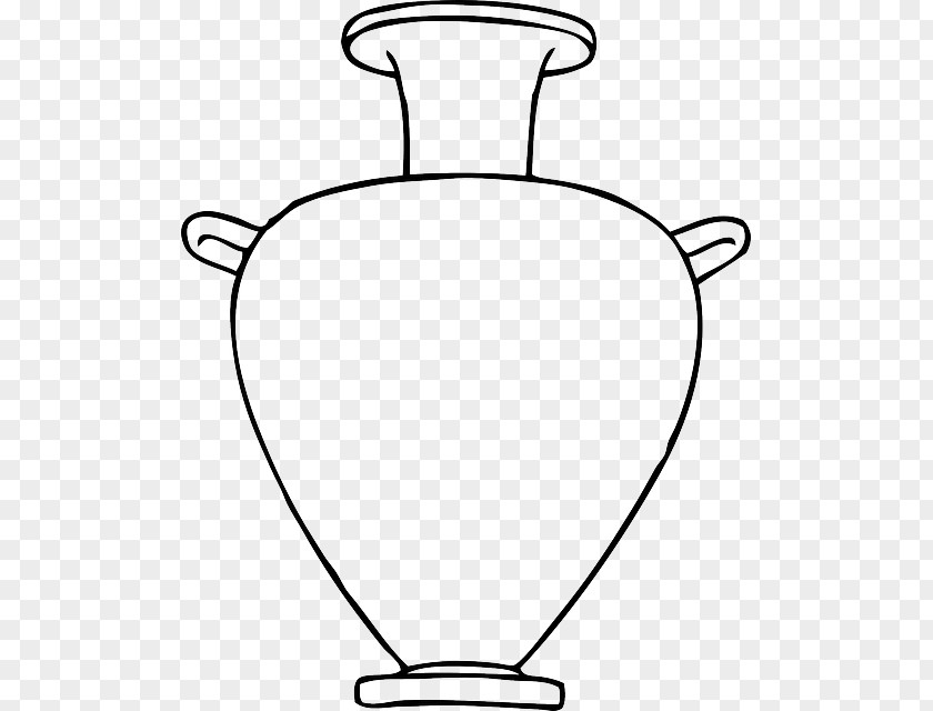 Painted Flowers Pottery Of Ancient Greece Vase Drawing Clip Art PNG