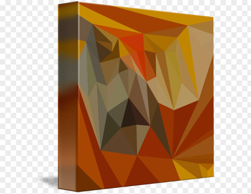Polygon Border Yellow Triangle Rectangle Brown PNG