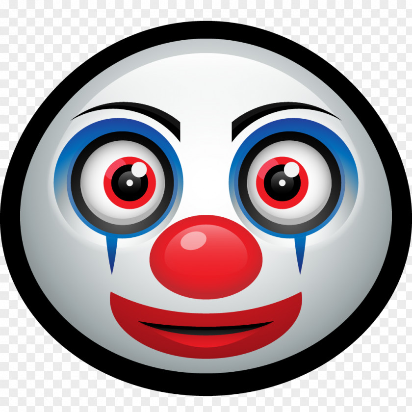 Clown Smiley Emoticon Emoji PNG