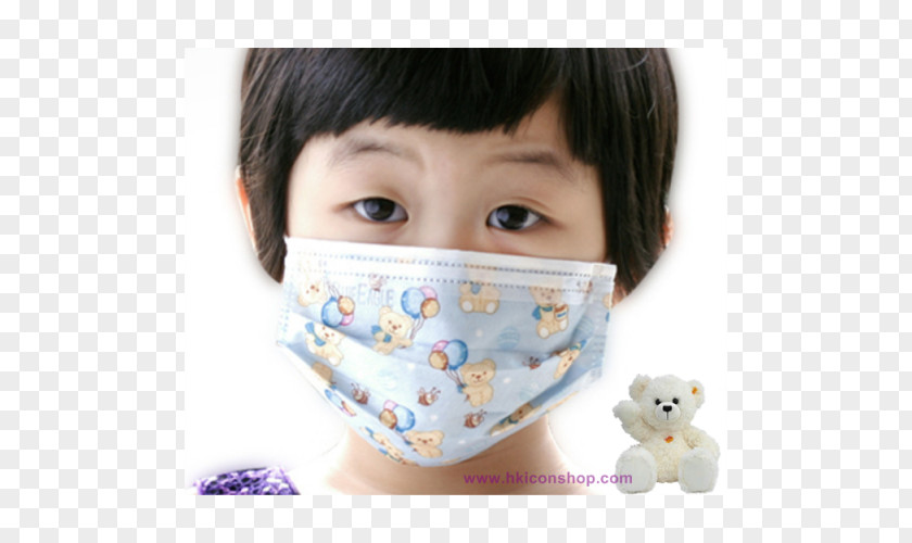 Mask Surgical Child Cheek Face PNG