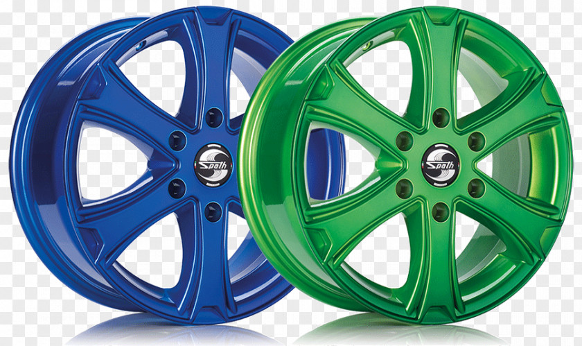 Reflex Alloy Wheel Spoke Tire Green PNG