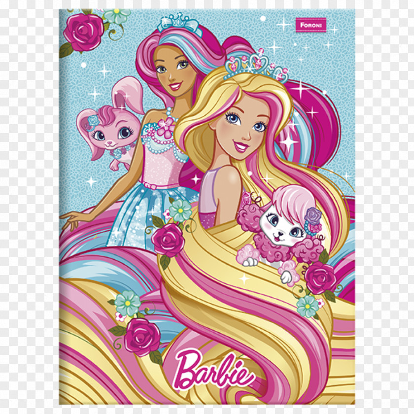 Barbie Paper Notebook Hardcover Brochure PNG