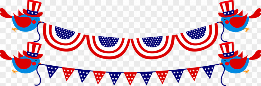 Bunting Flag Pull Independence Day Clip Art PNG