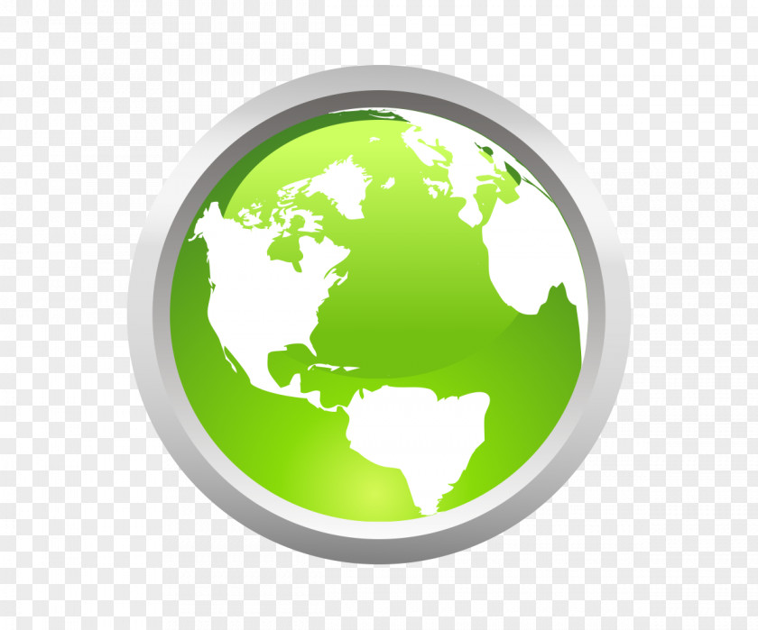 Green Earth Vector Diagram Globe Clip Art PNG