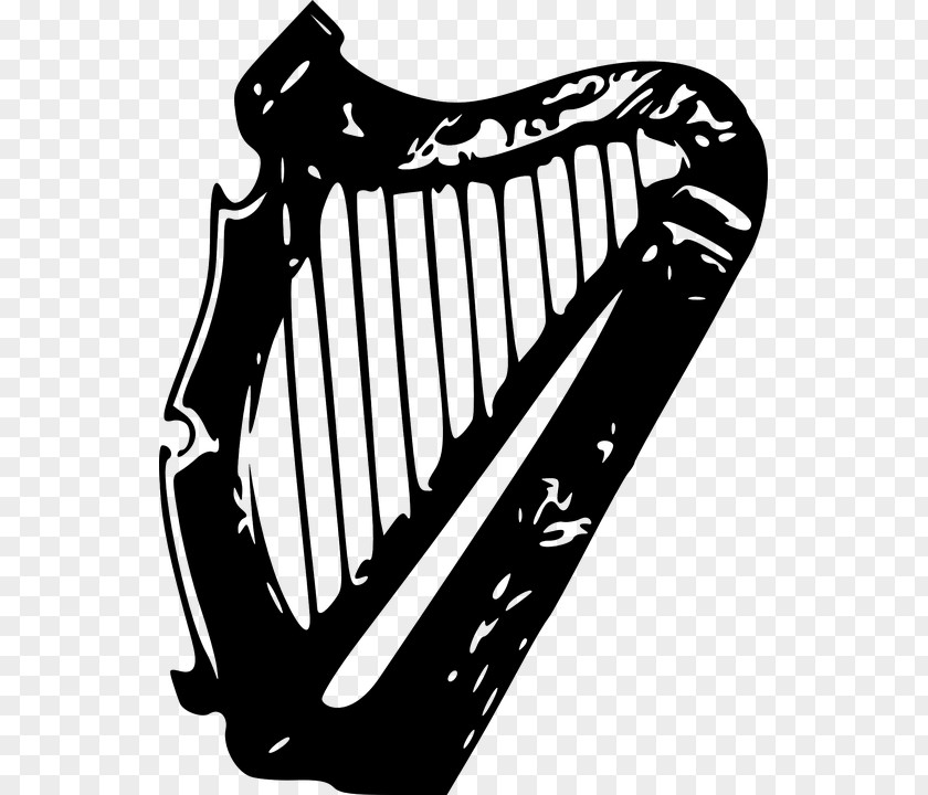 Harp Celtic Clip Art PNG