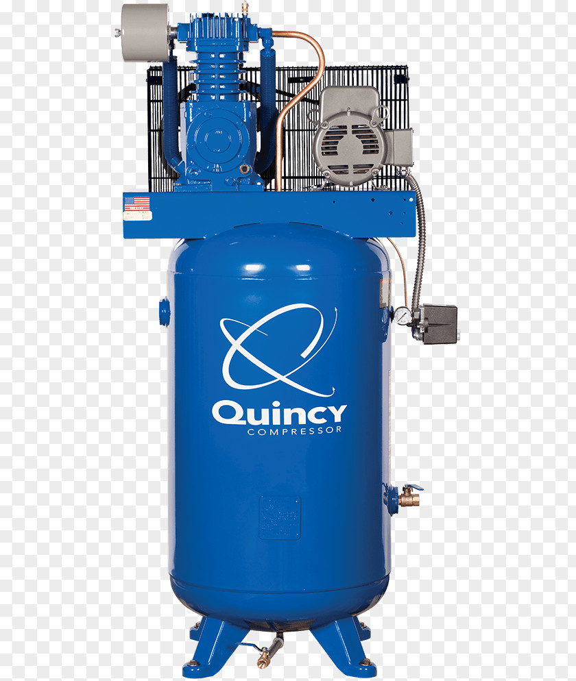 Reciprocating Compressor Rotary-screw Quincy 251CP80VCB Air Engine PNG