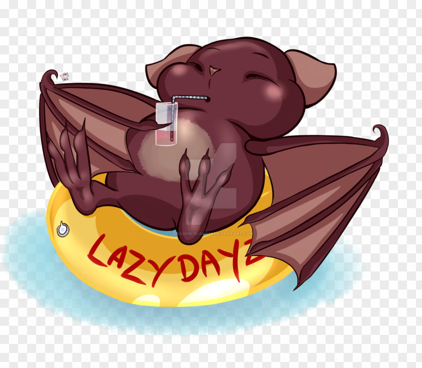 Sleepy Bat Food Animal Legendary Creature Clip Art PNG