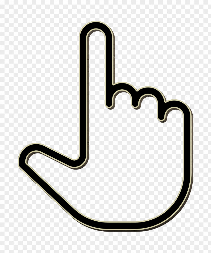 Selection & Cursors Icon Point Finger PNG