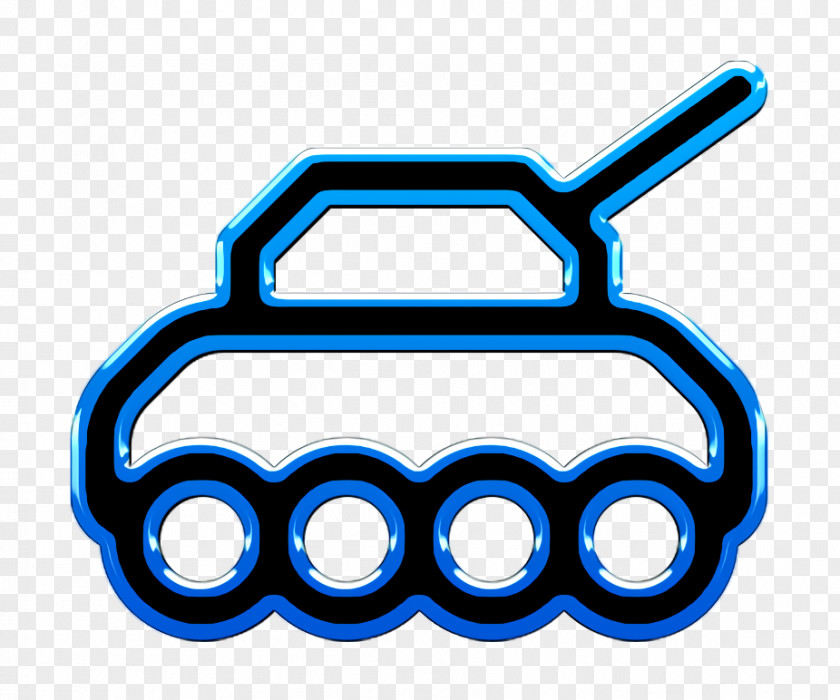 Tank Icon Military Outline PNG