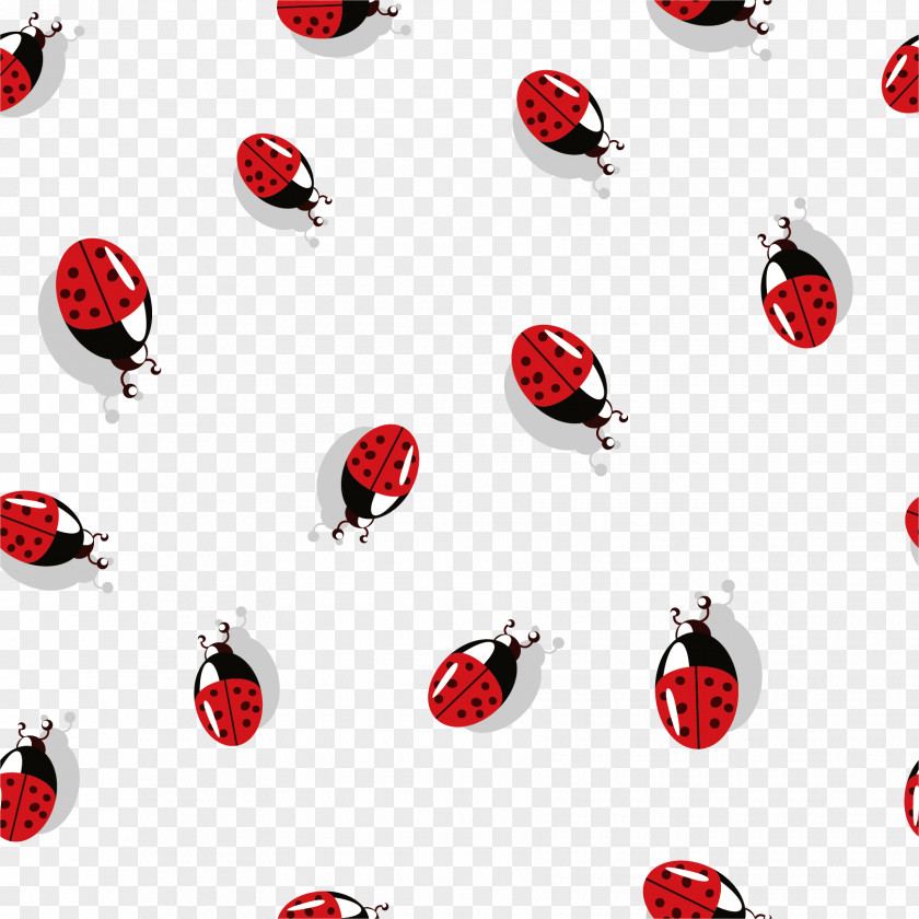 Beetle Wallpaper Vector Ladybird Coccinella Septempunctata PNG