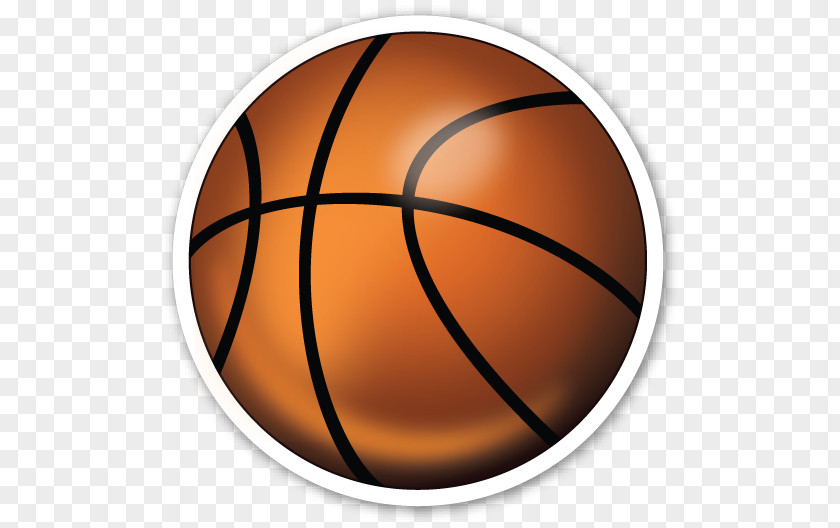 Objects IPhone Emoji Basketball Sticker PNG