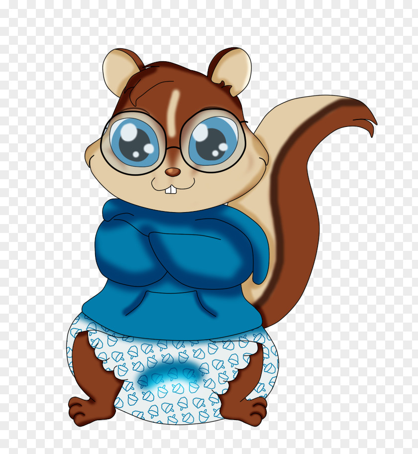 Padded Drawing Trixie Alvin And The Chipmunks Work Of Art PNG
