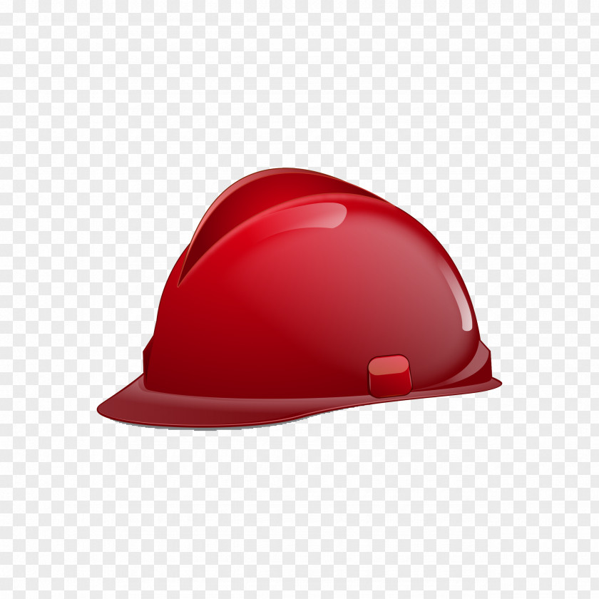 Red Helmet Hard Hat Clip Art PNG