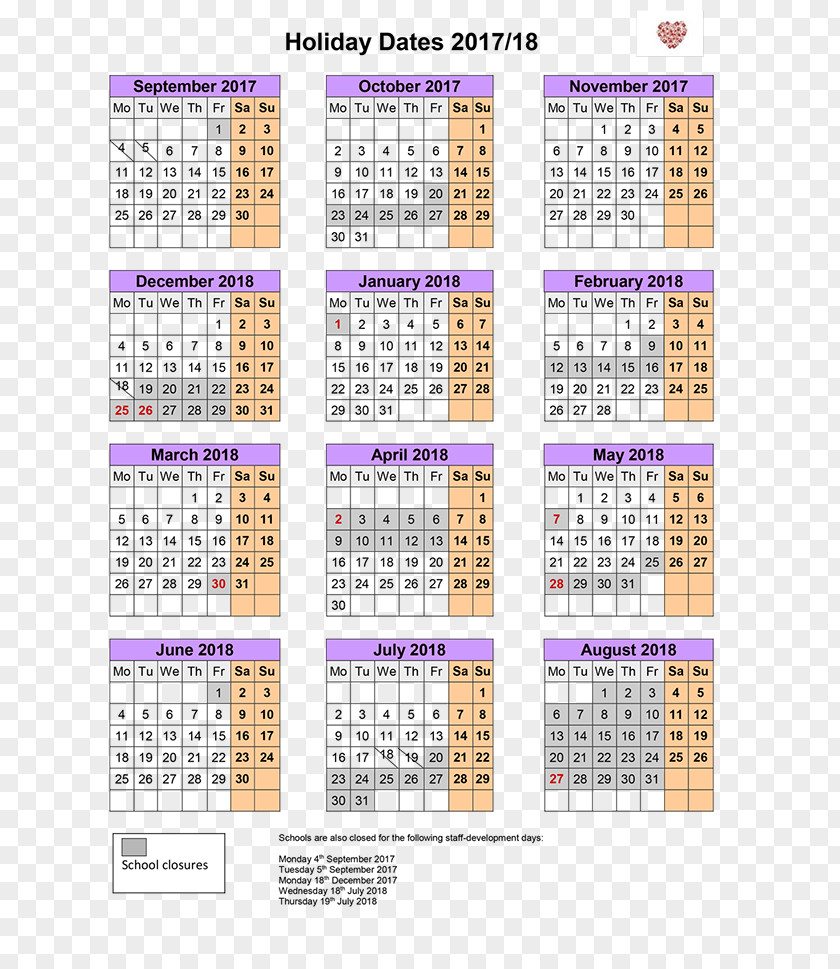 School Calendar Holiday 0 The Peterborough PNG