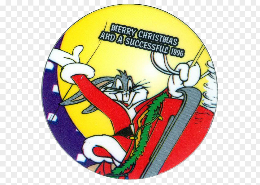 Santa Sleigh Bugs Bunny Christmas Claus Character Milk Caps PNG