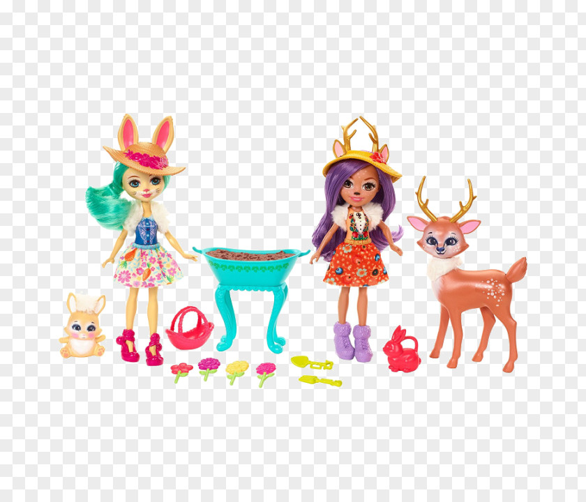 Toy Enchantimals Garden Magic Doll Playset PNG