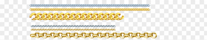 Chain Material Metal Yellow PNG