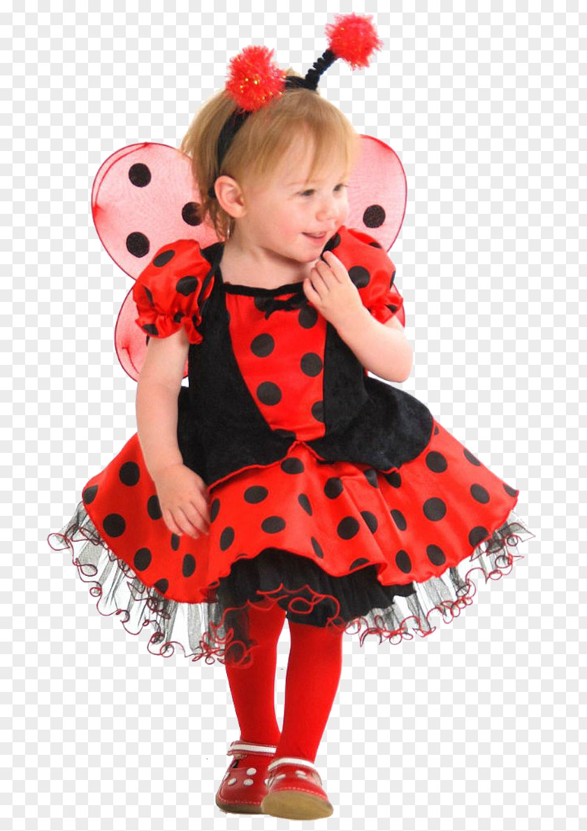 Lady Macbeth Costume Ladybug For Girls Clothing Polka Dot Suit PNG