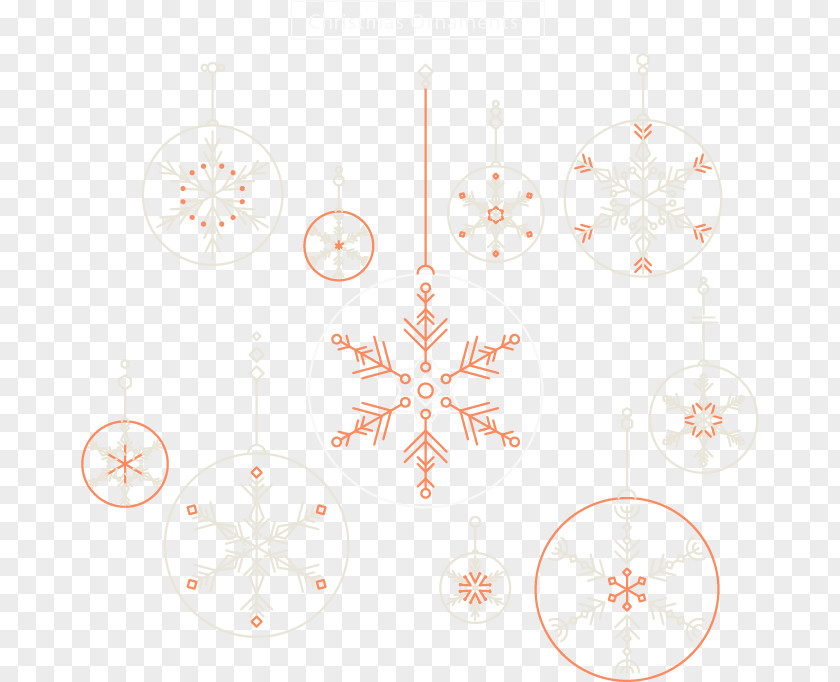 Snowflake Ornaments Euclidean Vector Download PNG