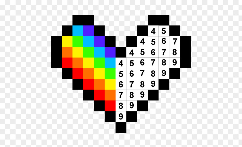 Color By Number Draw Colors Pixel ArtColor NumberSandbox ArtAndroid UNICORN PNG