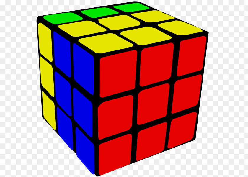 Cube Rubik's Puzzle CFOP Method PNG