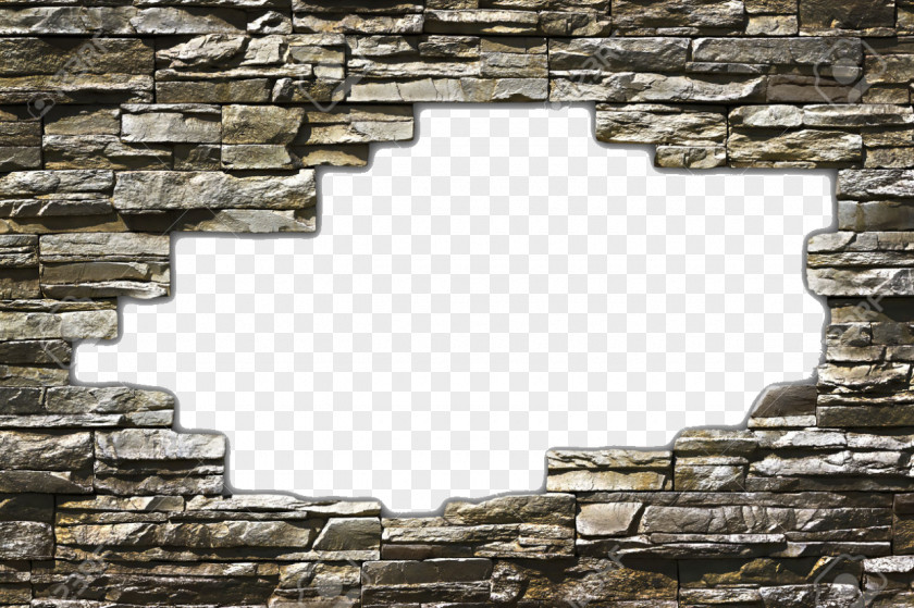 Wall Stone Stock Photography PNG