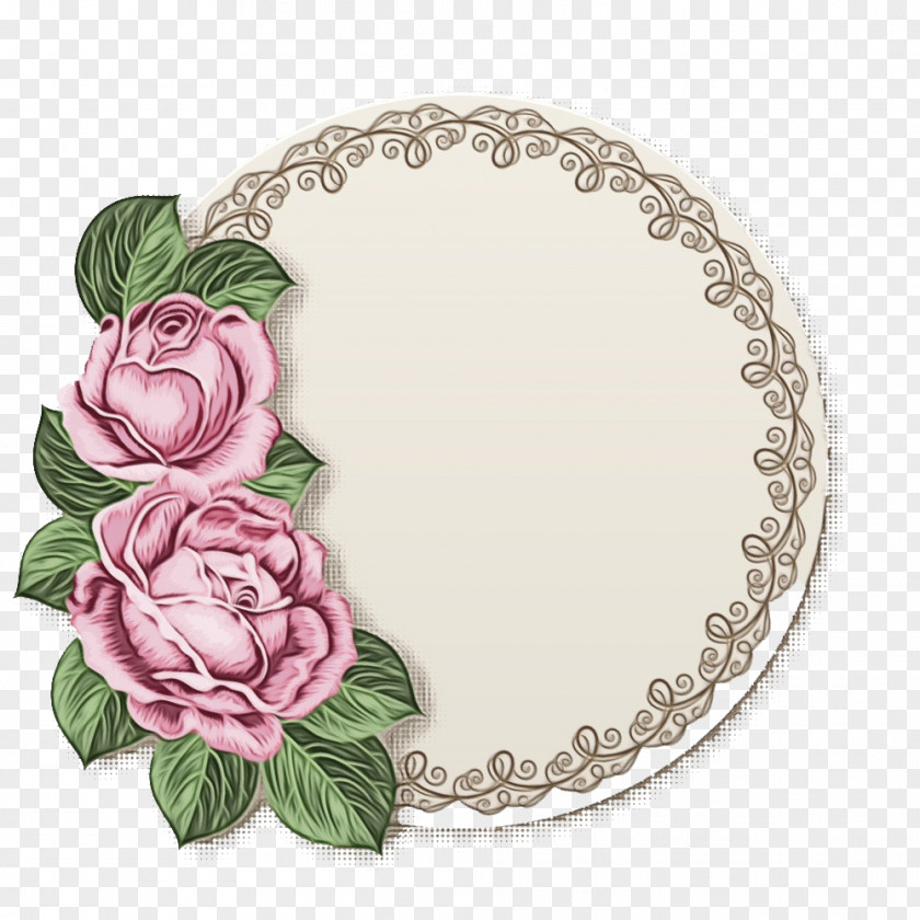 Camellia Rose Order Watercolor Background Frame PNG