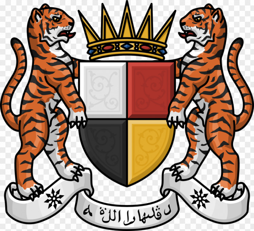Cat Unfederated Malay States Coat Of Arms Malaysia PNG