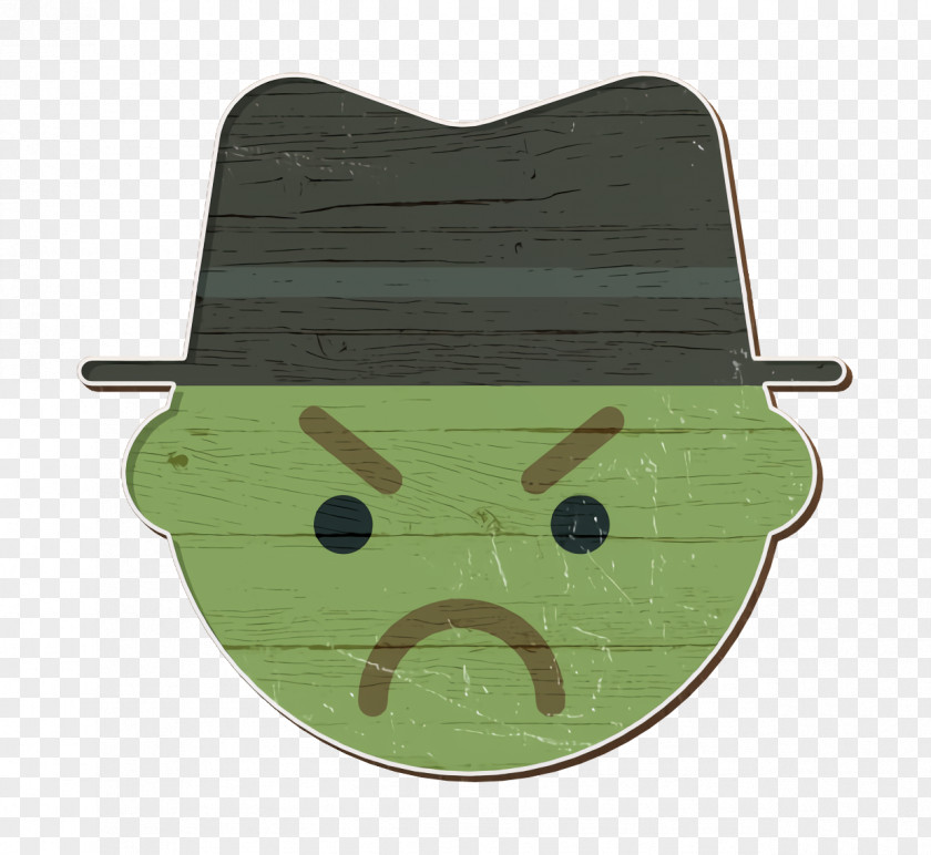 Gangster Icon Emoticon Set PNG