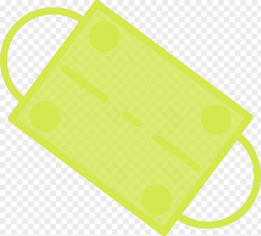 Green Yellow Serveware Rectangle PNG