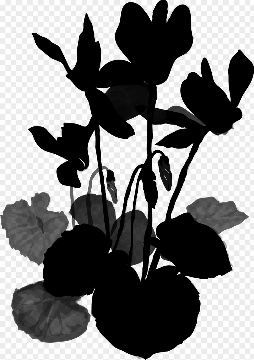 Leaf Plant Stem Silhouette Flowering Plants PNG