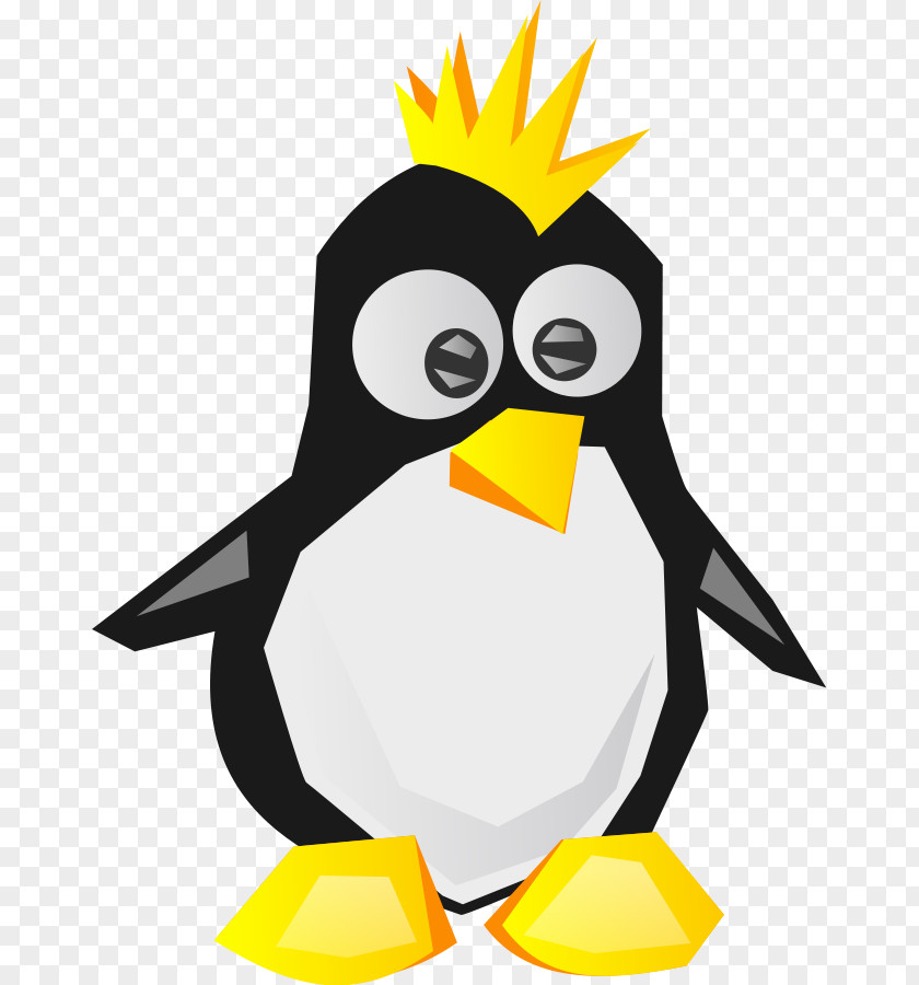 Linux Tux Unix Clip Art PNG