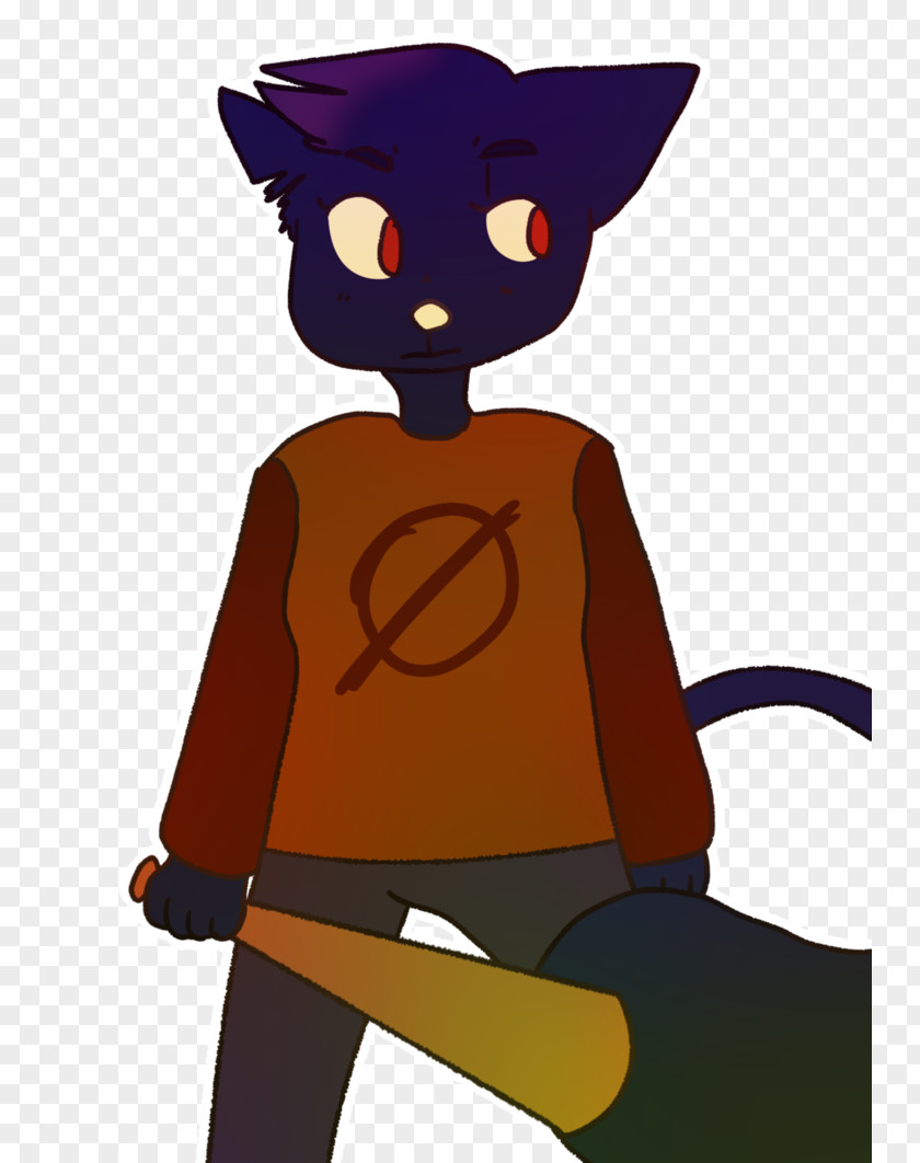 Night In The Woods Art Cat Clip Illustration Tail Purple PNG
