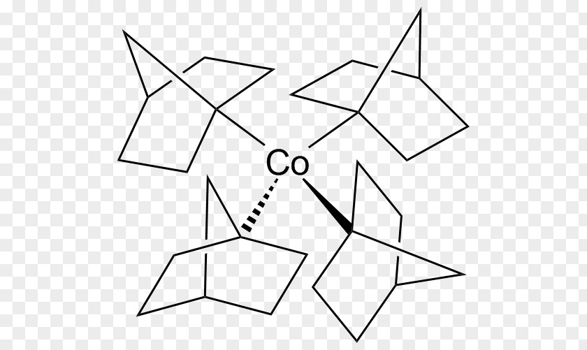 Tetrakis(1-norbornyl)cobalt(IV) Tetrakis(triphenylphosphine)palladium(0) Oxidation State Coordination Complex PNG