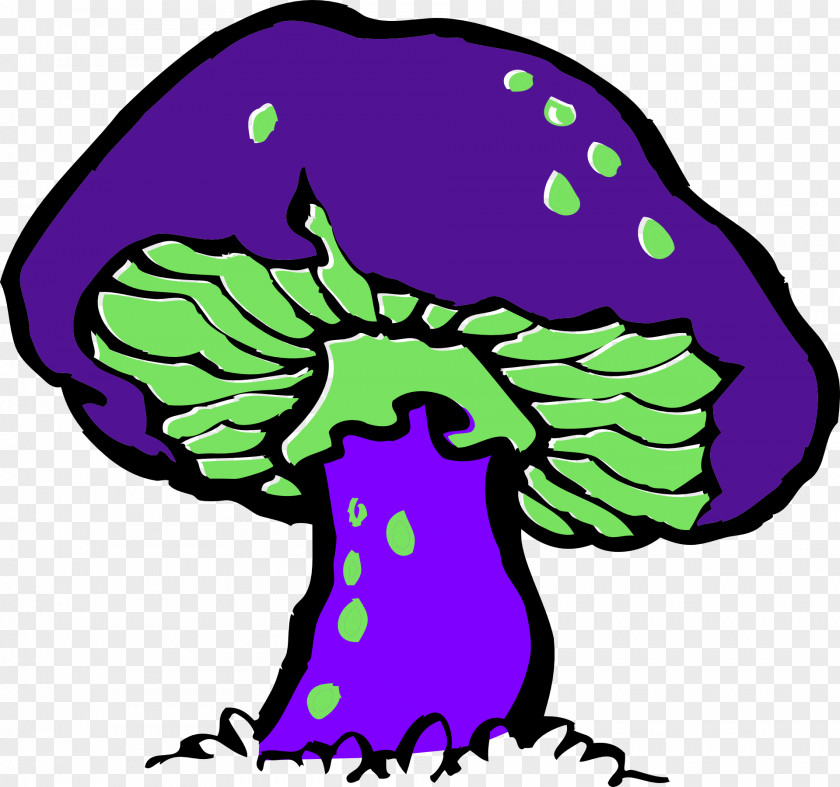 Purple And Blue Mushrooms Fungus Mushroom Morchella Clip Art PNG