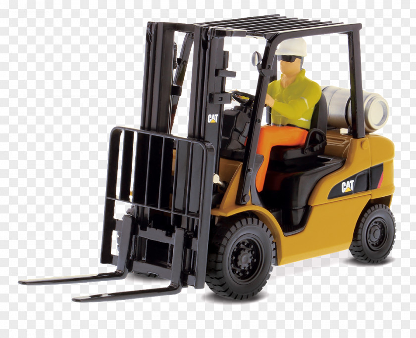 Construction Vehicles Caterpillar Inc. Die-cast Toy Forklift Loader Drop Shipping PNG