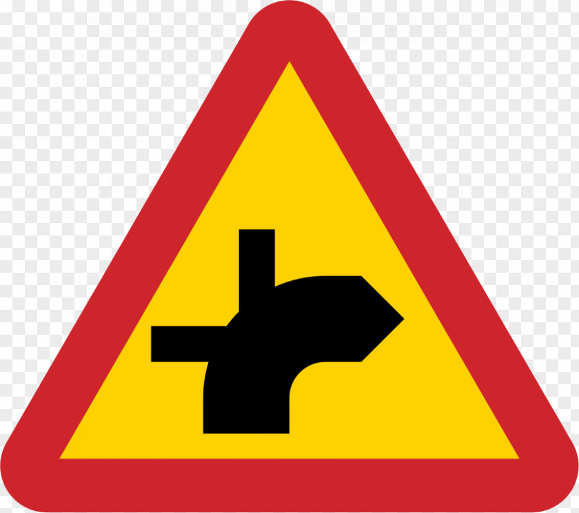 Road Traffic Sign Warning Intersection PNG