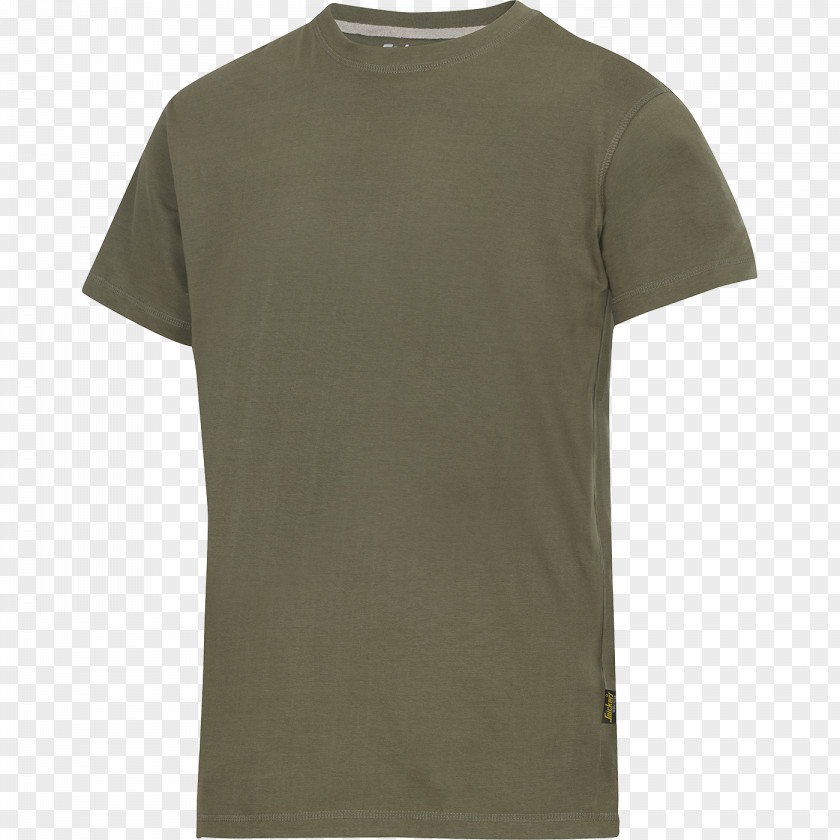 T-shirt Khaki Product Neck PNG