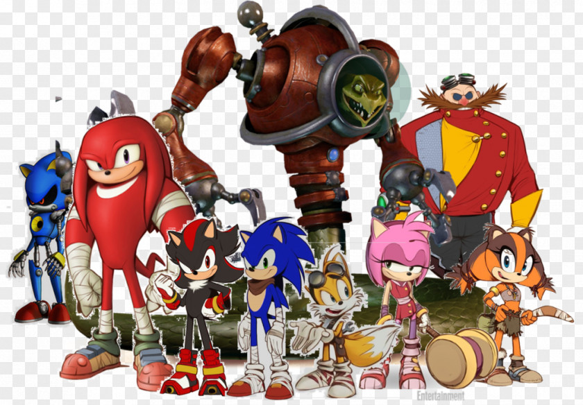 Sonic The Hedgehog Doctor Eggman Metal Amy Rose Tails PNG